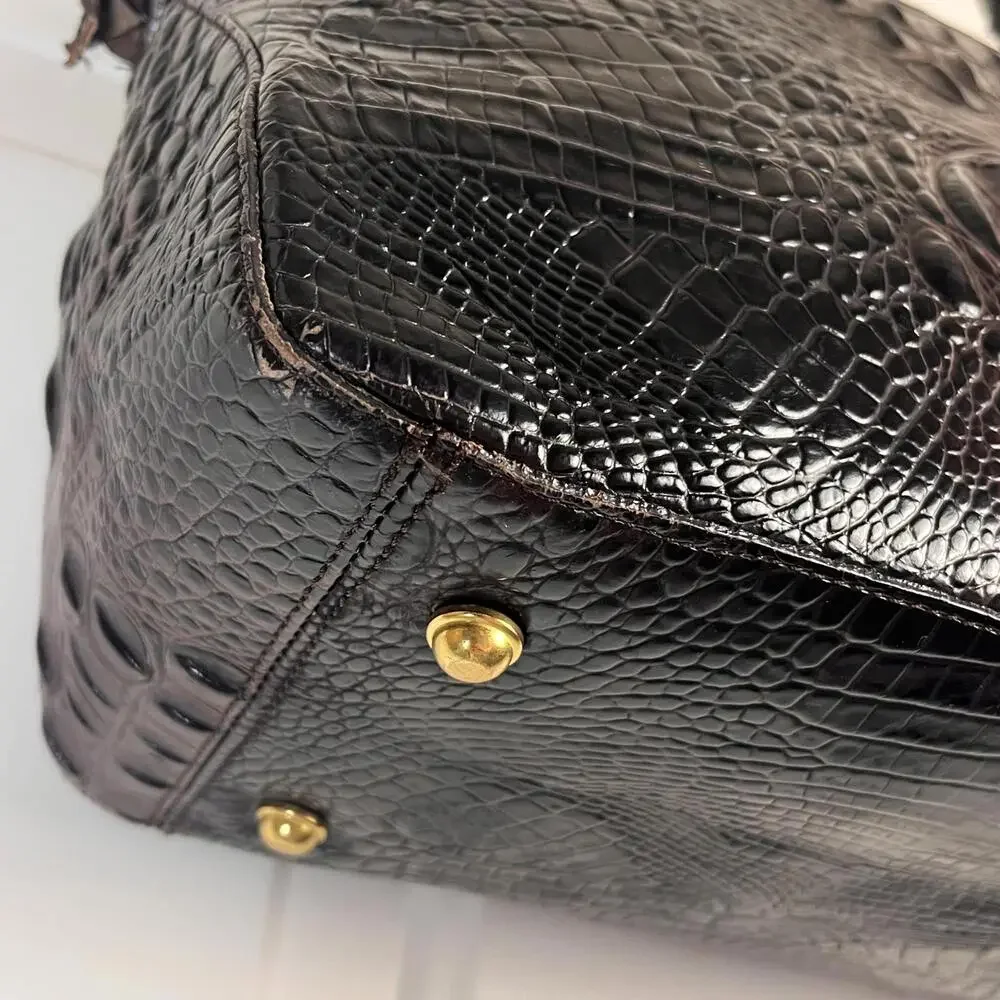 Brahmin Camden Satchel in Cocoa Ombre Melbourne - Read Description‎